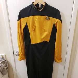 Star Trek Data Jumpsuit Costume Size Medium